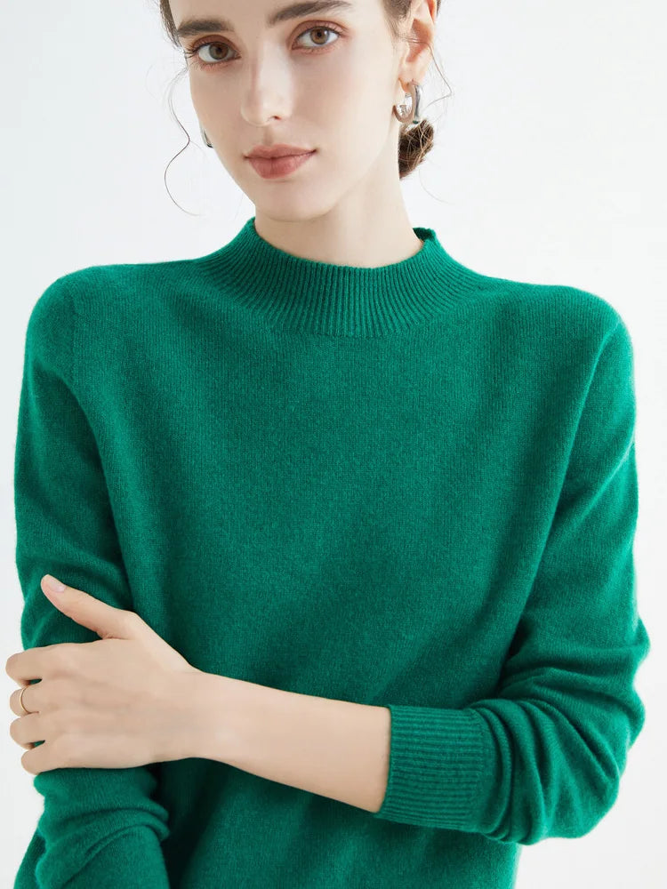 Damen Merino Sweater 100% Wolle