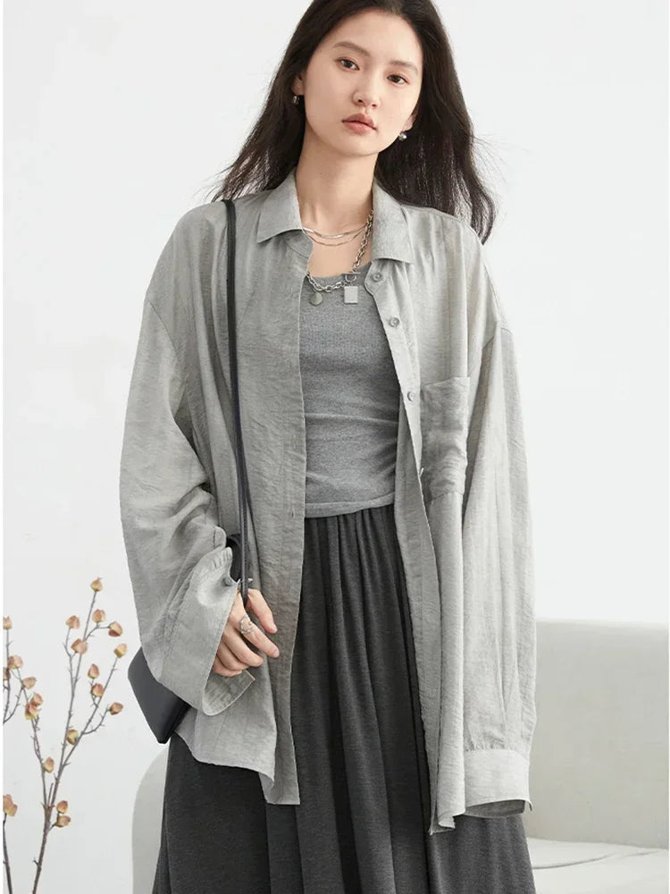 Damen Bluse – Loose Fit