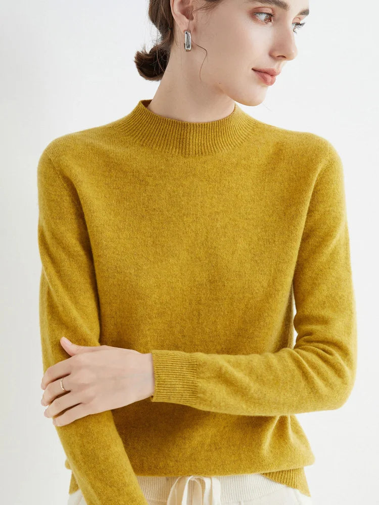 Damen Merino Sweater 100% Wolle