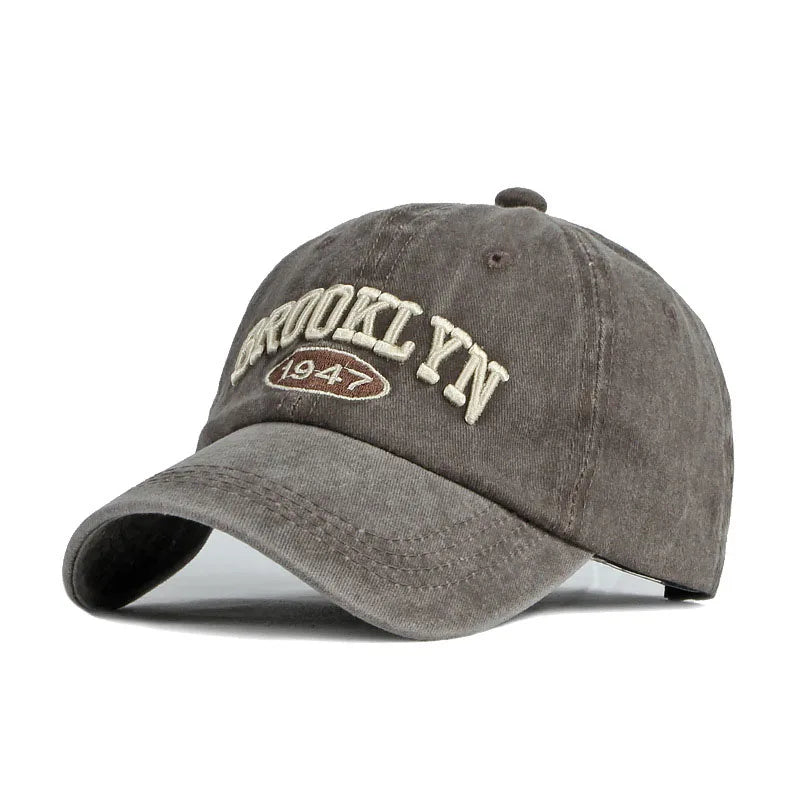 Brooklyn Alphabet Baseball Cap – Cotton Snapback Hat