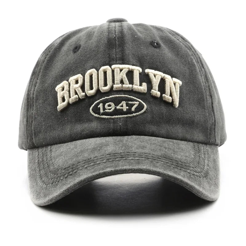 Brooklyn Alphabet Baseball Cap – Cotton Snapback Hat