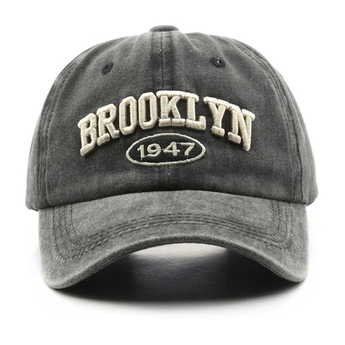 Brooklyn Alphabet Baseball Cap – Cotton Snapback Hat