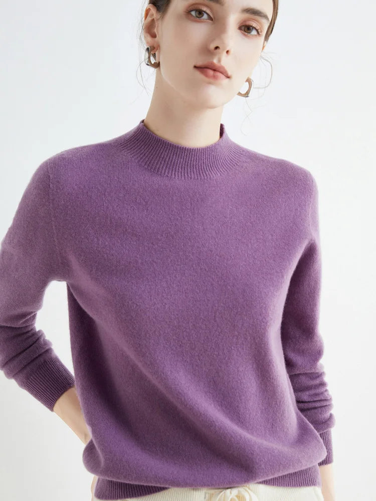 Damen Merino Sweater 100% Wolle