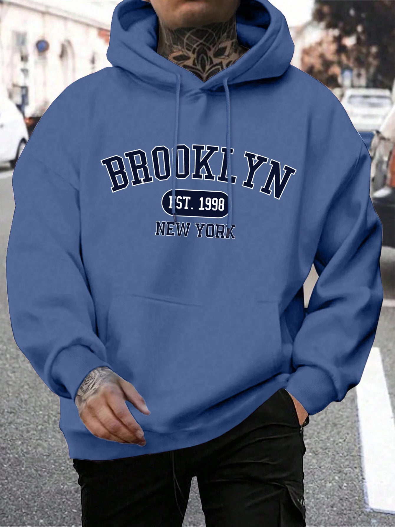 Herren Oversize Hoodie Brooklyn Est. 1998
