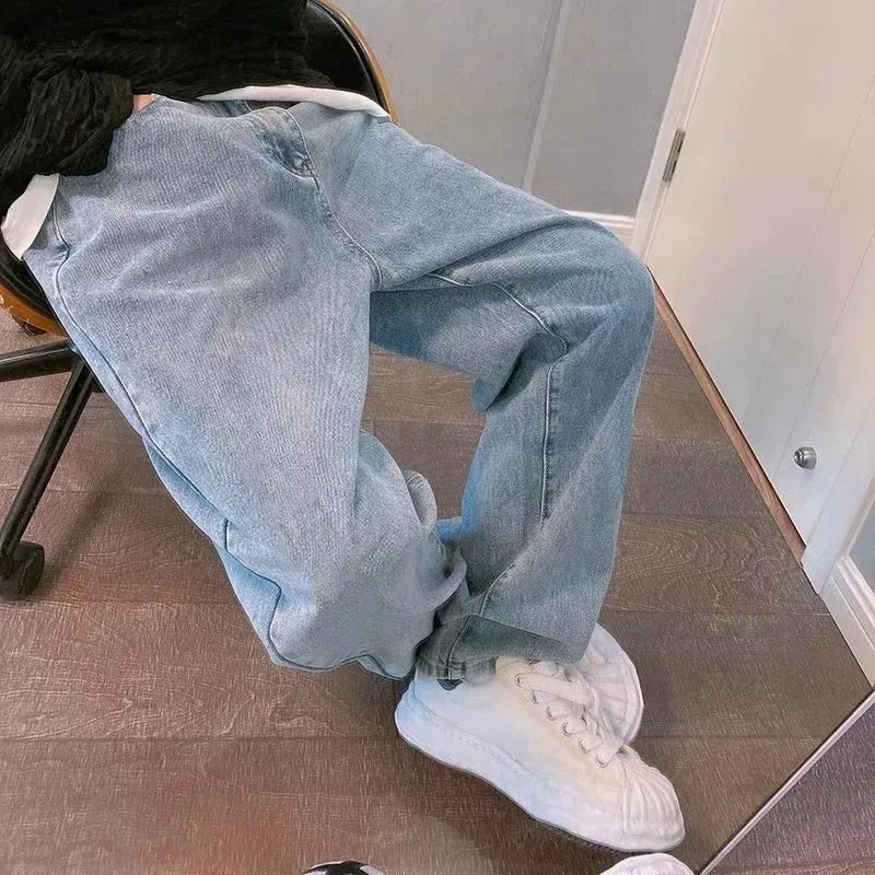 Herren Wide Leg Baggy Jeans
