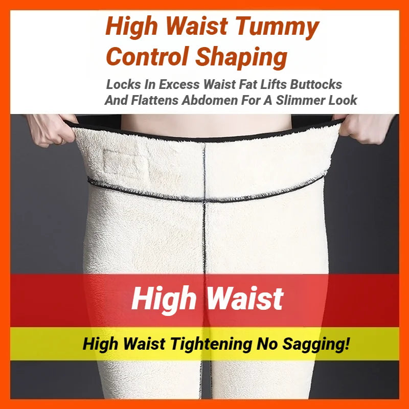 Damen Winter Leggings High Waist – Thermo Fleece & Stretch