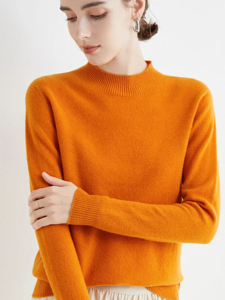 Damen Merino Sweater 100% Wolle