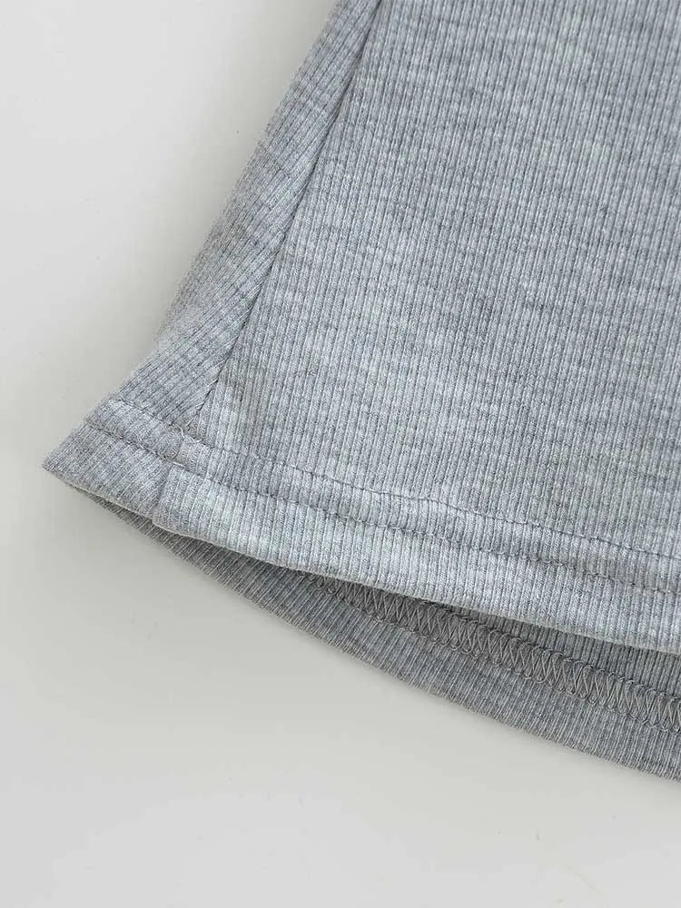 Damen Slim Fit Crop Top