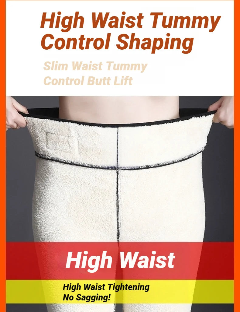 Damen Winter Leggings High Waist – Thermo Fleece & Stretch