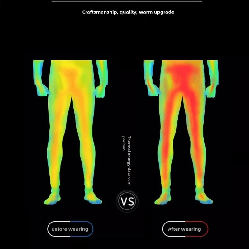 Herren Thermo Unterwäsche – Fleece Leggings & Long Pants