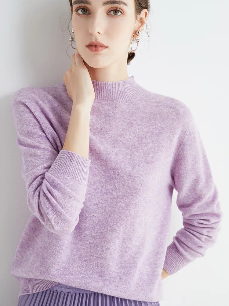 Damen Merino Sweater 100% Wolle