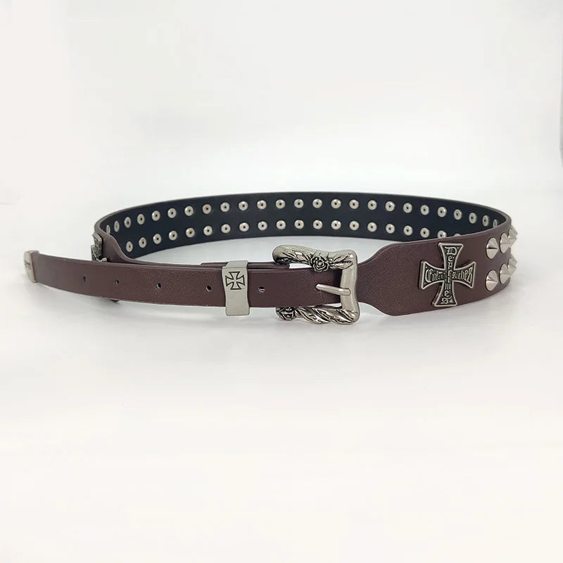 Punk Gürtel Schwarz – Gothic Style