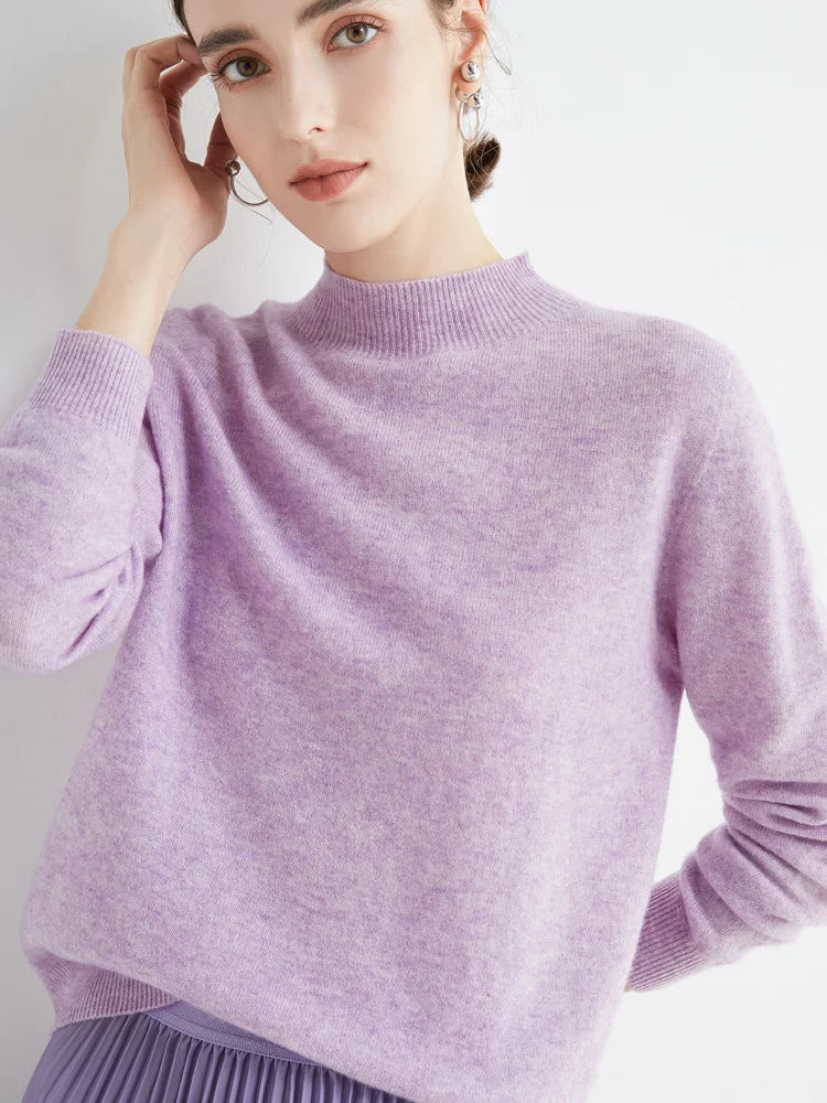 Damen Merino Sweater 100% Wolle