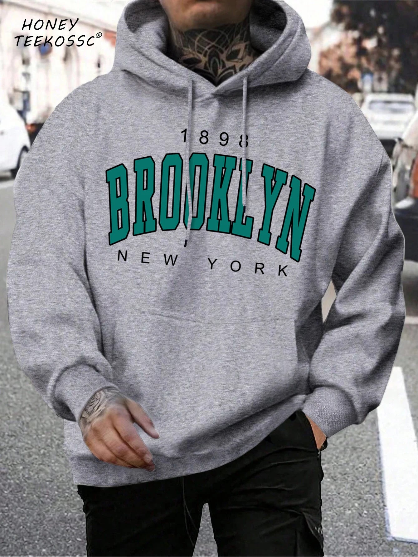 Herren Oversize Hoodie Brooklyn Est. 1998